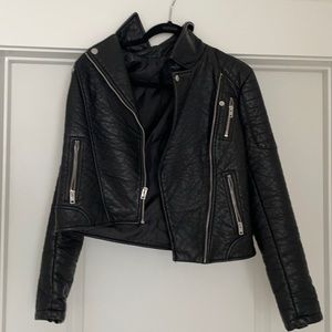 AE Black Leather Jacket